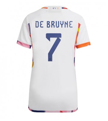 Lacne Ženy Futbalové dres Belgicko Kevin De Bruyne #7 MS 2022 Krátky Rukáv - Preč